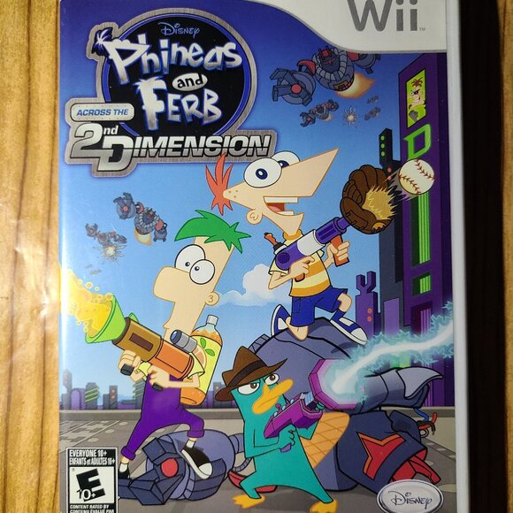 Disney Phineas and Ferb Across the 2nd Dimension Nintendo Wii Game (CIB) - Picture 1 of 5
